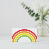 Carte De Visite arc-en-ciel (Debout devant)