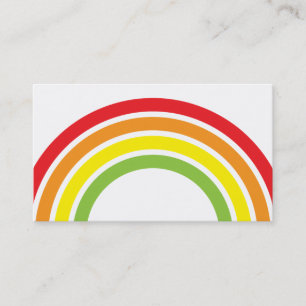 Carte De Visite arc-en-ciel