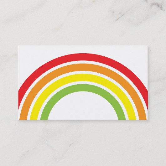 Carte De Visite arc-en-ciel (Devant)