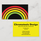 Carte De Visite arc-en-ciel (Devant / Derrière)