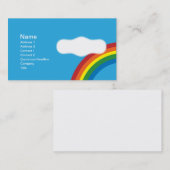 Carte De Visite Arc-en-ciel (Devant / Derrière)