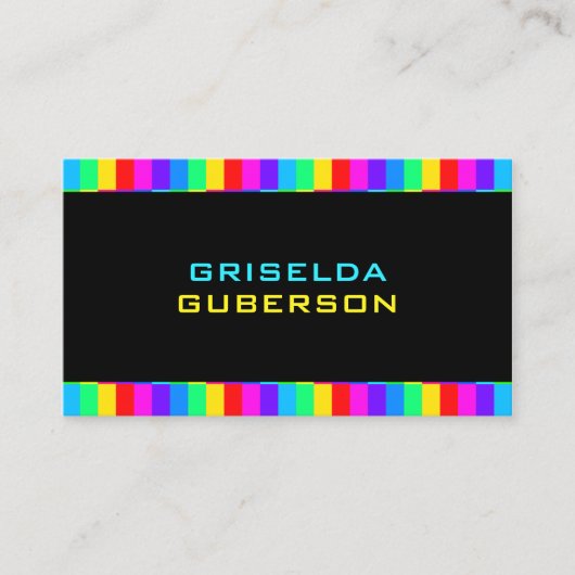 Carte De Visite Arc-en-ciel (Devant)