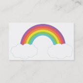 Carte De Visite Arc-en-ciel - affaires (Dos)