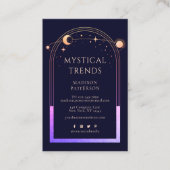 Carte De Visite Arc en ciel bleu mystique Espace astronomique de l (Devant)