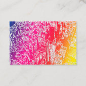 Carte De Visite Arc-en-ciel de Manhattan (Dos)
