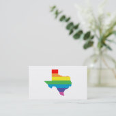 Carte De Visite arc-en-ciel de texas (Debout devant)