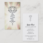 Carte De Visite *~* Arc-en-ciel Éclatés Reiki Énergie de guérison (Devant / Derrière)