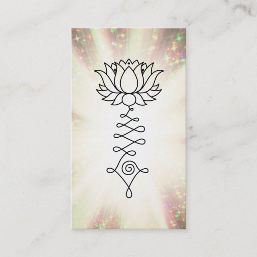 Carte De Visite *~* Arc-en-ciel Éclatés Reiki Énergie de guérison (Devant)