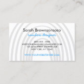 Carte De Visite Arc-en-ciel Jaune Bleu Rouge Orange Enfants (Dos)