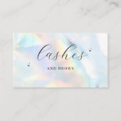 Carte de visite Arc-en-Ciel Lash & Brow | Ed (Devant)