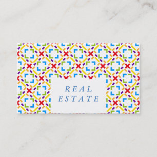 Carte De Visite Arc-en-ciel minimaliste