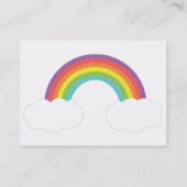 Carte De Visite Arc-en-ciel - potelé (Dos)