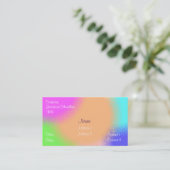 Carte De Visite Arc-en-ciel Sherbert (Debout devant)