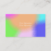 Carte De Visite Arc-en-ciel Sherbert (Dos)