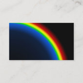 Carte De Visite Arc-en-ciel sur le noir (Dos)