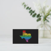 Carte De Visite arc-en-ciel texan (Debout devant)
