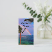 Carte De Visite Arc-en-ciel tropical (Debout devant)