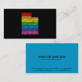 Carte De Visite arc-en-ciel utah (Devant / Derrière)