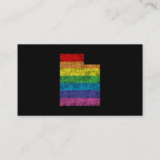 Carte De Visite arc-en-ciel utah (Devant)