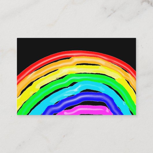 Carte De Visite Arc-en tiré (Dos)