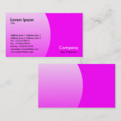 Carte De Visite Arc - Magenta (Devant / Derrière)