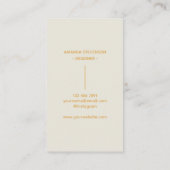 Carte De Visite Arc minimal II du milieu du siècle (Dos)