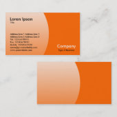 Carte De Visite Arc - Orange 2 (Devant / Derrière)