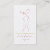 Carte De Visite arc rose (Devant)