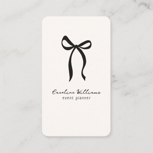 Carte De Visite Arc simple en gros plan, code QR Planification des (Devant)