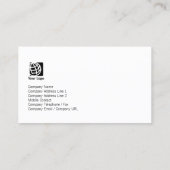 Carte De Visite Arc Souder Souder Étincelles de torche (Dos)