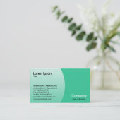 Carte De Visite Arc - Vert de mer (Debout devant)