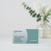 Carte De Visite Arc - Vert océan (Debout devant)