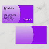 Carte De Visite Arc - Violet (Devant / Derrière)