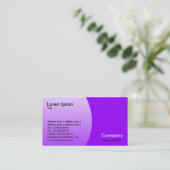 Carte De Visite Arc - Violet (Debout devant)