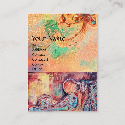 CARTE DE VISITE ARCADIE / PLANTE MAGIQUE BOTERFLY (Devant)