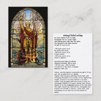 Carte De Visite Archange Gabriel et Hope