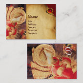 Carte De Visite ARCHANGEL GABRIEL MONOGRAM Pearl Paper (Devant / Derrière)