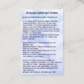 Carte De Visite Archangel Jophiel et Christine (Dos)