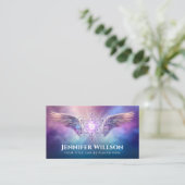 Carte De Visite Archangel Metatron - métatron's cube (Debout devant)