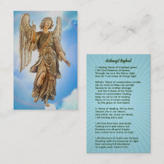 Carte De Visite Archangel Raphael