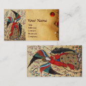 CARTE DE VISITE ARCHANGEL RAPHAEL ET PARCHEMENT DE POISSONS MONOGR (Devant / Derrière)