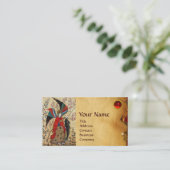 CARTE DE VISITE ARCHANGEL RAPHAEL ET PARCHEMENT DE POISSONS MONOGR (Debout devant)