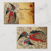 CARTE DE VISITE ARCHANGEL RAPHAEL ET PARCHEMENT DE POISSONS MONOGR (Devant / Derrière)