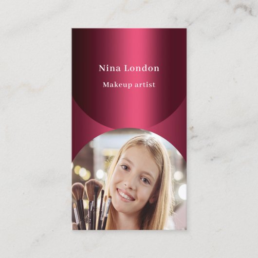 Carte De Visite Arche bourguignonne photo code Qr Facebook (Devant)