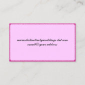 Carte De Visite Arche de ligne cardiaque (Dos)