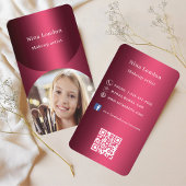 Carte De Visite Arche de photo Bourgogne code Qr Facebook