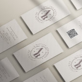 Carte De Visite Arche monogramme minimale moderne