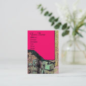 Carte De Visite ARCHEO /Antiquaire, Archéologie Monogramme, Fuchsi (Debout devant)