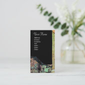 Carte De Visite ARCHEO /Antiquaire, Archéologie Monogramme, Noir B (Debout devant)