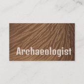 Carte De Visite Archéologue (Devant)